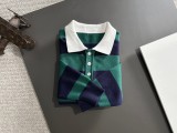 Fendi Classic Embroidered Logo Collar Wool Sweater