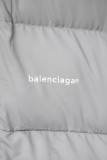 Balenciaga Classic Couple Simple Logo Printed Cotton Jacket