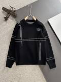 Dior Classic Versatile 3D Logo Round Neck Wool Sweater