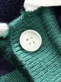 Fendi Classic Embroidered Logo Collar Wool Sweater