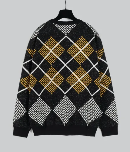 Louis Vuitton New Classic FullLogo Jacquard Casual Hoodie Sweater