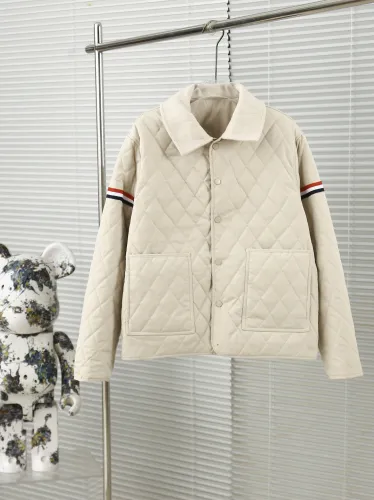 Thom Browne Classic Diamond Grid Double Sided Jacket Cotton Jacket