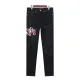 Amiri New Embroidered Logo Piercing Leather Tailored Embroidered Jeans