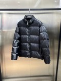 Givenchy New Men's Full Dark Pattern Jacquard Stand Up Down Jacket