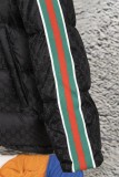 Gucci Classic Double G Contrast Splicing Ribbon Down Jacket