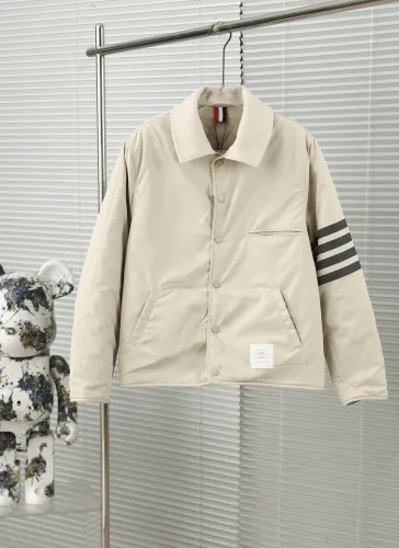 Thom Browne Classic Diamond Grid Double Sided Jacket Cotton Jacket