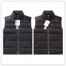 Dior Winter New Full Print CD Dark Flower Logo Down Vest
