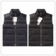 Dior Winter New Full Print CD Dark Flower Logo Down Vest