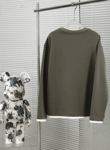 Prada Fashion Fake Two Piece Velvet Base Long Sleeve