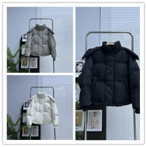 AMI Paris Classic Love Logo Casual Short Down Jacket