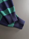 Fendi Classic Embroidered Logo Collar Wool Sweater