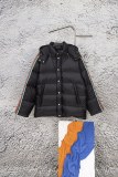 Gucci Classic Double G Contrast Splicing Ribbon Down Jacket