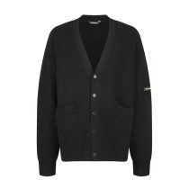 Balenciaga New Classic Unisex Arm Logo Casual Cardigan Sweater