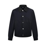 Prada New Classic Triangular Splicing Casual Work Jacket
