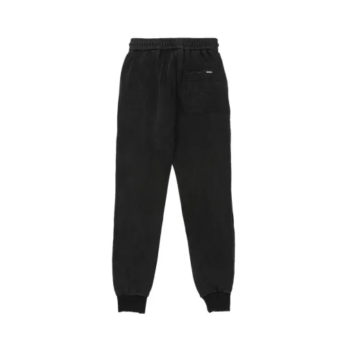 Louis Vuitton New Dark Pattern Logo Flat Knitted Cotton Drawstring Sports Casual Pants
