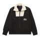 Louis Vuitton Fashion Knitted Twisted Flower Splicing High Collar Jacket Coat