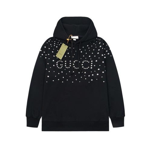 Gucci Fashion Willow Nail Hoodie Unisex Versatile Casual Sweatshirt