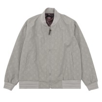 Louis Vuitton Fashion Full Print Casual Pilot Jacket Coat