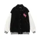 Chrome Hearts New Rabbit Mink Embroidered Sanskrit Cross Coat