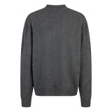 Louis Vuitton Classic Inlaid Dark Pattern Half Zipper Polo Wool Sweater