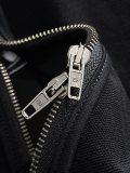 Balenciaga Classic Logo Printed Water Washed Zipper Hoodie Coat