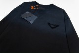 Prada New Retro Gradient Tie dye Hoodie Unisex Washed Casual Sweatshirt