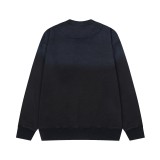 Prada New Retro Gradient Tie dye Hoodie Unisex Washed Casual Sweatshirt