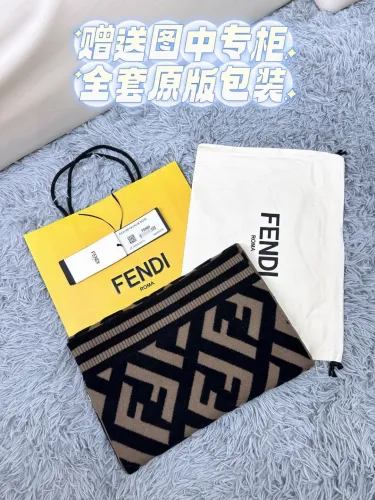 Fendi Classic Couple FF Jacquard Scarf