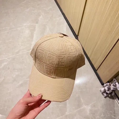 Fendi New Fashion Embroidered FF Baseball Hat Couple Casual Duck Tongue Hat