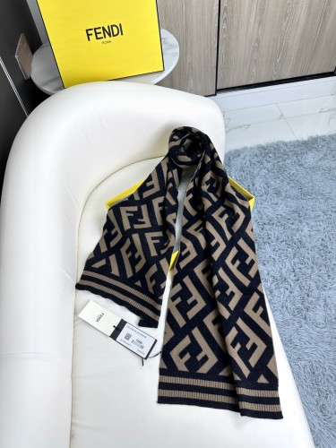 Fendi Classic Couple FF Jacquard Scarf