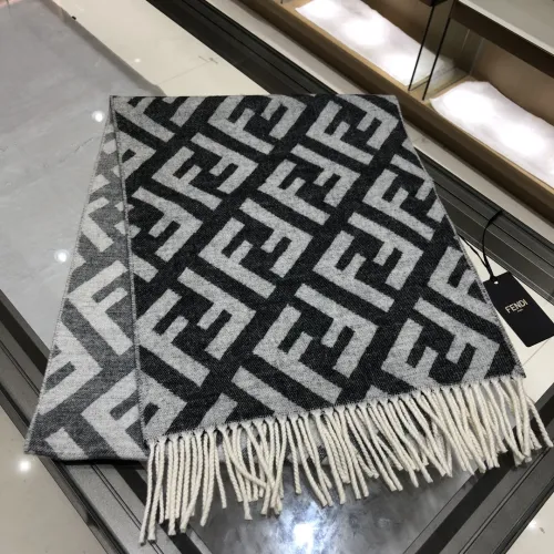 Fendi New Fashion Big F Gradient Double Sided Cashmere Scarf Size: 35 * 190 CM
