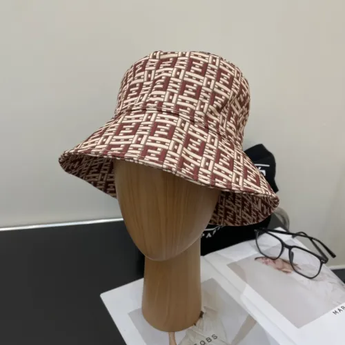 Fendi Fashion Versatile Vintage Letter Fisherman's Hat