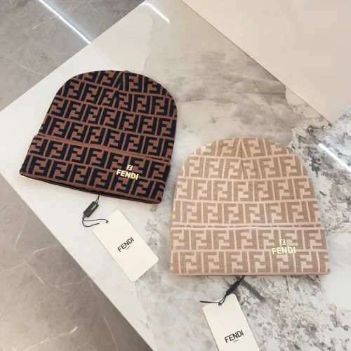 Fendi New Unisex Versatile Knitted Wool Hat