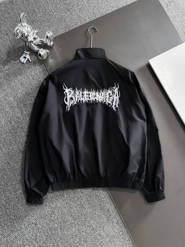 Balenciaga Unisex New Embroidered Logo Stormtrooper Coat Windcoat Coat
