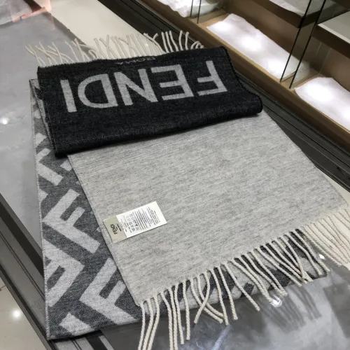 Fendi New Fashion Big F Gradient Double Sided Cashmere Scarf Size: 35 * 190 CM