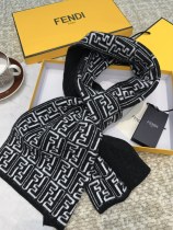 Fendi New Classic Vintage FF Cashmere Scarf Size: 30 * 182 CM