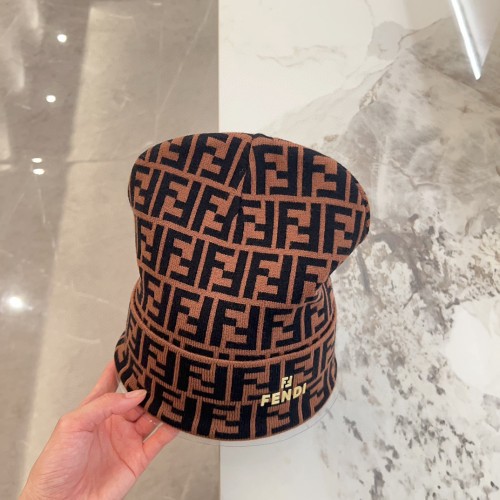 Fendi New Unisex Versatile Knitted Wool Hat