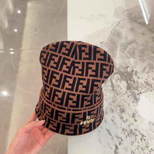 Fendi New Unisex Versatile Knitted Wool Hat