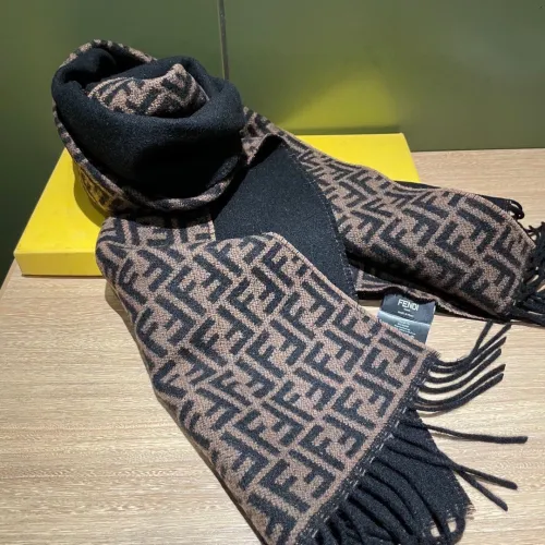 Fendi Fashion Classic FF Jacquard Cashmere Scarf Size: 30 * 165 CM