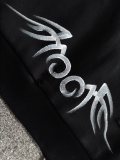 Balenciaga Couple New Handwritten Letter Printed Velvet Zipper Jacket