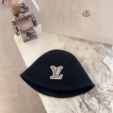 Louis Vuitton New Versatile Unisex Embossed Vintage Leather Baseball Hat
