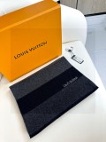 Louis Vuitton Unisex Classic Striped Cashmere Scarf Size: 32x180 CM