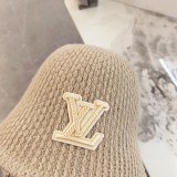 Louis Vuitton New Versatile Unisex Embossed Vintage Leather Baseball Hat
