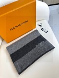Louis Vuitton Unisex Classic Striped Cashmere Scarf Size: 32x180 CM