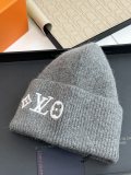 Louis Vuitton New Versatile Unisex Embroidered Logo Wool Knitted Hat