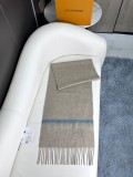 Louis Vuitton Unisex Classic Embroidered Logo Tassel Scarf Size: 35 * 180 CM