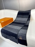 Louis Vuitton Unisex Classic Striped Cashmere Scarf Size: 32x180 CM