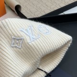 Louis Vuitton New Versatile Unisex Embroidered Logo Wool Knitted Hat