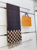 Louis Vuitton New Classic Checkered Cashmere Scarf Size: 30 * 180 CM