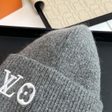 Louis Vuitton New Versatile Unisex Embroidered Logo Wool Knitted Hat